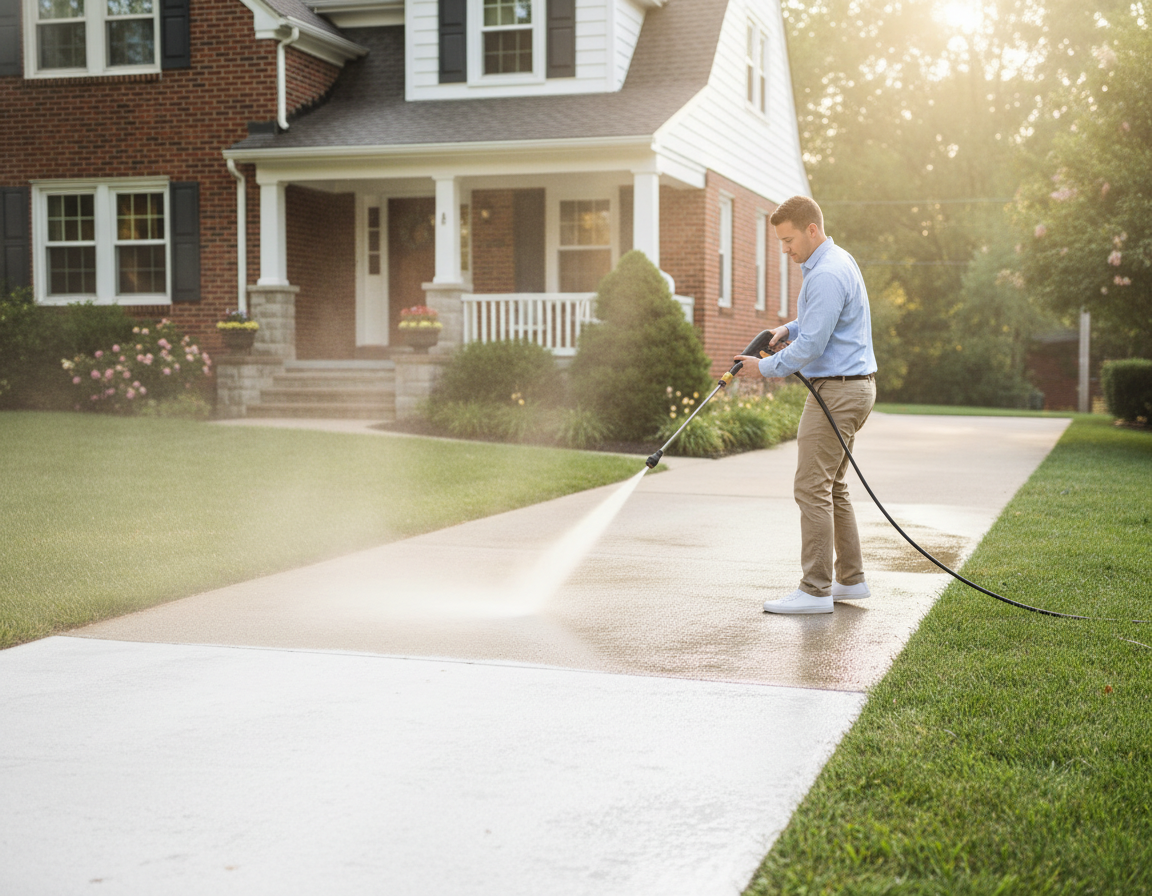 Pressure Washing In Lewis Center